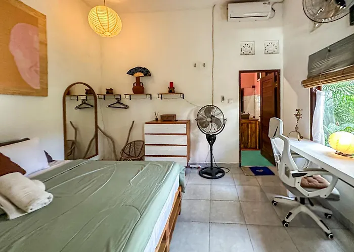 アパート 1br With Shared Pool And Fitness, Private Garden And Kitchen In *