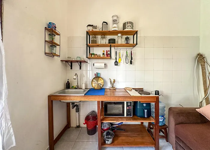 1br With Shared Pool And Fitness, Private Garden And Kitchen In アパート *