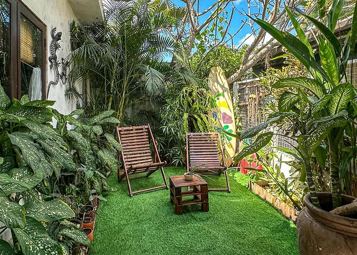 1br With Shared Pool And Fitness, Private Garden And Kitchen In アパート